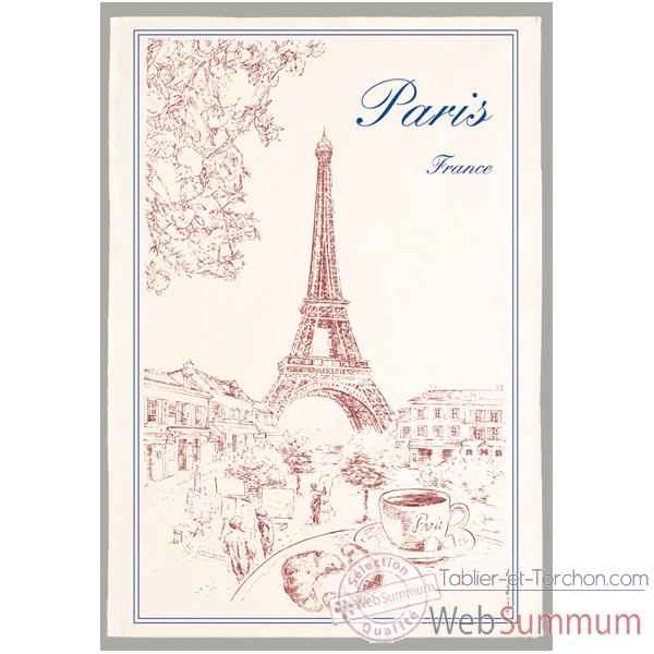 Torchon imprime Paris -1039